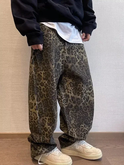 Pantalon Large léopard pour un Style de OUF