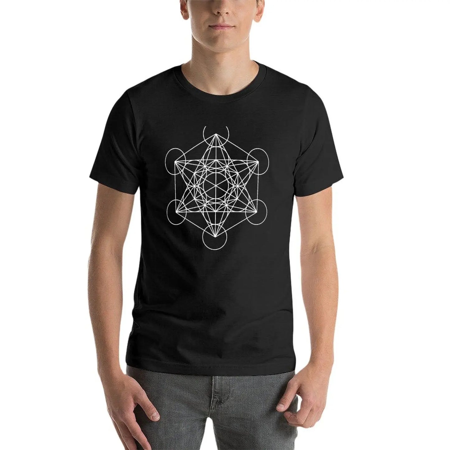 metatron cube T-Shirt anime cute clothes kawaii clothes vintage Men's t-shirts