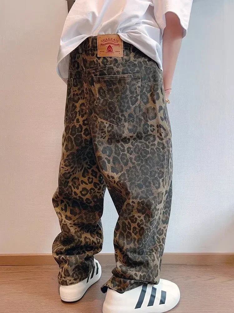 Pantalon Large léopard pour un Style de OUF